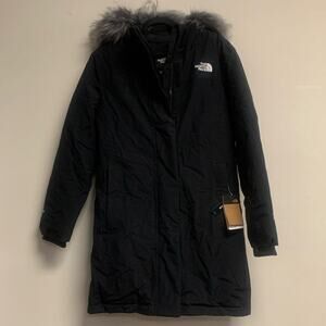 The North Face Womens LARGE Arctic Parka, TNF Black